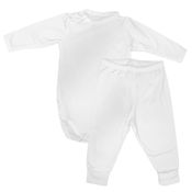 Conjunto Body Longo e Calça Térmico Hug Branco