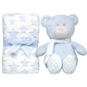 Kit Presenteável Buba Ursinho Com Matinha Soninho Azul