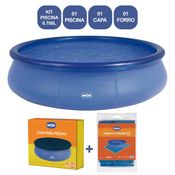 Kit Piscina Circular Inflável 6.700 L