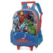 Mochila de Rodinhas Luxcel Avengers Azul