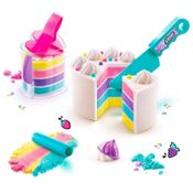 Kit Massinha de Areia Fun So Sand Rainbow Cake