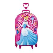 Mochila Com Rodas 3D Princesa Cinderela - MaxToy