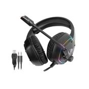 Headset Gamer Com Microfone Blackfire P2 Usb Rbg - Fortrek