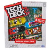 Tech Deck- Skate De Dedo - 6 unidades - Tech Deck - Modelos Unitários Sortidos - Sunny