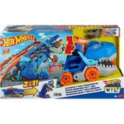 Hot Wheels City Pista Super Reboque De T-Rex Luz e Som - Mattel