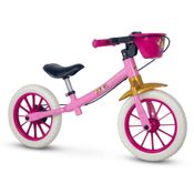 Bicicleta De Equilíbrio Princesas Aro 12 Sem Pedal - Nathor