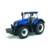 Miniatura Trator New Holland T7.315 1/32 Azul Bburago 44066