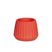 Vaso Cachepot Wave 19cm Argila