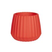 Vaso Cachepot Wave 31cm Argila