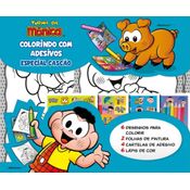 Turma Da Mônica Colorindo com Adesivos Especial - Cascão