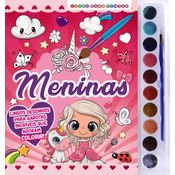 Meninas Livro para Pintar com Aquarela