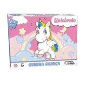 Quebra Cabeça Unicornio 60 Peças - Pais e Filhos