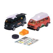 Conjunto Miniaturas Volkswagen Van T3 / Kombi Van T1 1/64 Majorette