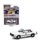 Miniatura Carro Ford Mustang Ssp Polícia 1982 Hot Pursuit Série 39 1/64 Greenlight Gre42970