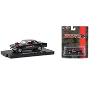 Miniatura Carro Chevrolet Nova Ss 1967 1/64 Preto M2 Machines