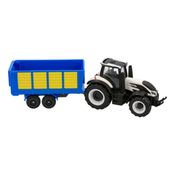 Miniatura Trator Valtra Q305 Com Caçamba Azul Maisto 15590