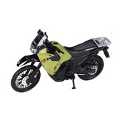 Miniatura Moto Kawasaki Klr 650 1/18 Verde Maisto 35300
