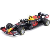 Miniatura Fórmula 1 Red Bull Racing Rb16B #33 Campeão Mundial 2021 1/43 Vermelho Bburago 38055