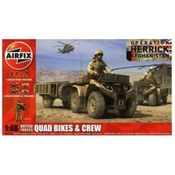 Kit Plástico British Quad Bikes And Crew 1/48 Air Fix Af4701