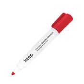 Pincel Marcador de Quadro Branco Recarregável Tinta Vermelho Caixa c/ 12 Unidades Keep - MR037 MR037