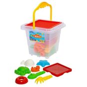 Brinquedo Infantil Balde de Praia Menino - Mercotoys 607