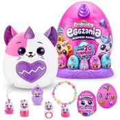 Rainbocorns - Unicórnio Pelúcia Eggzania Surprise com 20 Surpresas - Série 1 - Fun