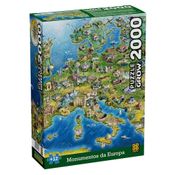 Puzzle 2000 peças Monumentos da Europa - Grow