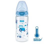 Mamadeira First C. Controle De Temperatura 300ml Azul - NUK