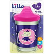 Copo Antivazamento Lillo Brilha no Escuro Rosa 320ml - 631531