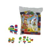 Super Blocks Bolsa Com 80 Peças Grandes - World Blocks