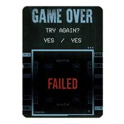 Placa Decorativa Gamer Over Zona Criativa 10082613