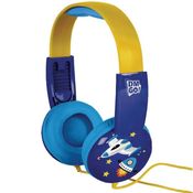 Fone De Ouvido Foguete Headphone Nave Infantil Kids Com Cabo