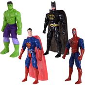 Quarteto De Articulaveís Super Heroís Vingadores Brinquedos