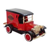 Miniatura Carrinho Antigo de Metal Ford Model T 1929 Vermelho
