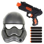 Kit Brinquedo Lançador De Dardos Com Máscara Robô