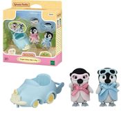 Sylvanian Families Bebê Pinguim Com Carrinho  5695