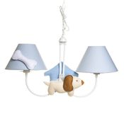 Lustre 2L Simples Com Cachorro, Casinha E Ossinho