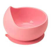 BOWL EM SILICONE COM VENTOSA ROSA BUBA