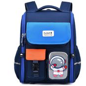 Mochila Escolar Infantil 18 Litros ALI VICTORY, Cor Azul