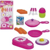 Kit Brinquedo Chefe De Cozinha Brincando De Casinha 11 Pçs