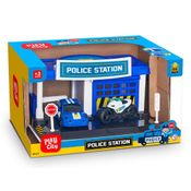 Brinquedo Delegacia De Polícia Com Veículos - Bs Toys 579