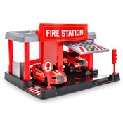 Brinquedo De Bombeiros Com 2 Carrinhos -  Bs Toys 580