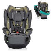 Cadeira de Bebê para Carro, Giratória Multifuncional Gold Revolve360 Extend, Evenflo, Cinza e Verde