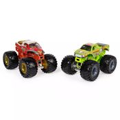 Monster Jam 1:64 com 2 Carros - Mulher Maravilha e Avenger - Sunny