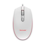 Mouse Gamer 2400DPI Led 7 Cores Branco Multi - MO299OUT [Reembalado] MO299OUT