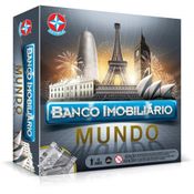 Jogo de Mesa Tabuleiro Banco Imobiliário Mundo Estrela