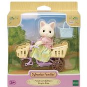 Sylvanian Families Passeio Bicicleta Mamãe Gato- Epoch Magia