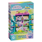 Quebra-Cabeça 100 Peças - a Casa Mágica da Gabby Brilhante - Grow