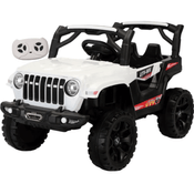 Carro Eletrico Bang Toys Jeep Rubicon UTV MX 12V CR Branco