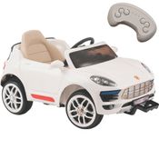 Carro Eletrico Biemme Car One PS Porsche Branco 12V Controle